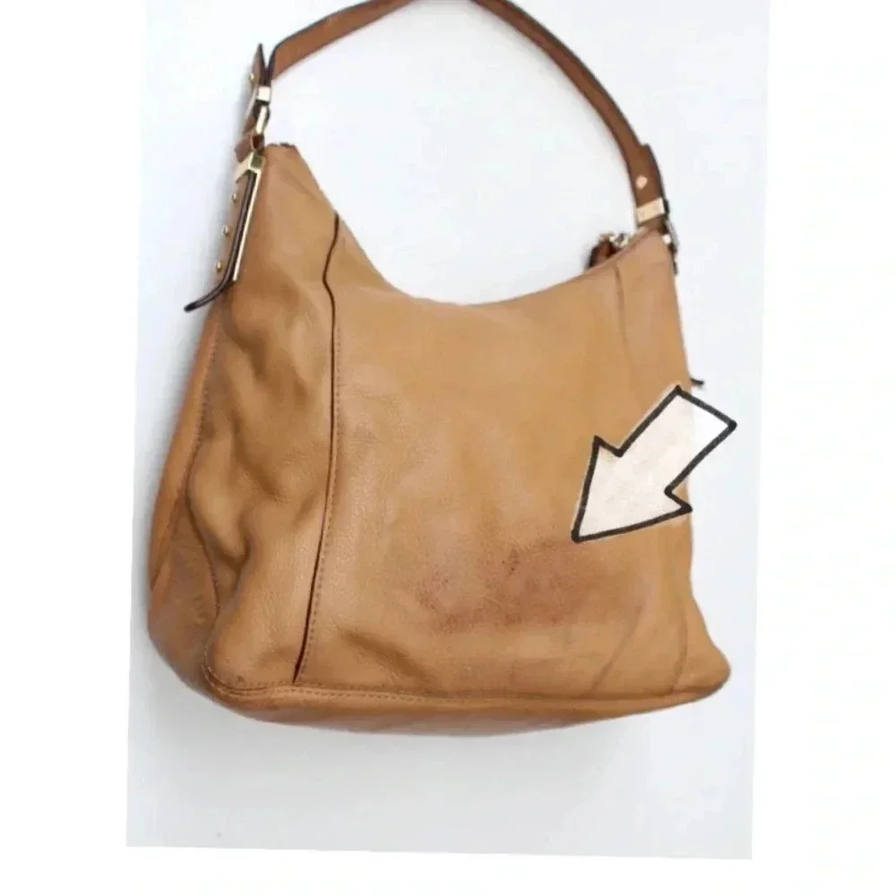 Michael Kors leather hobo bag